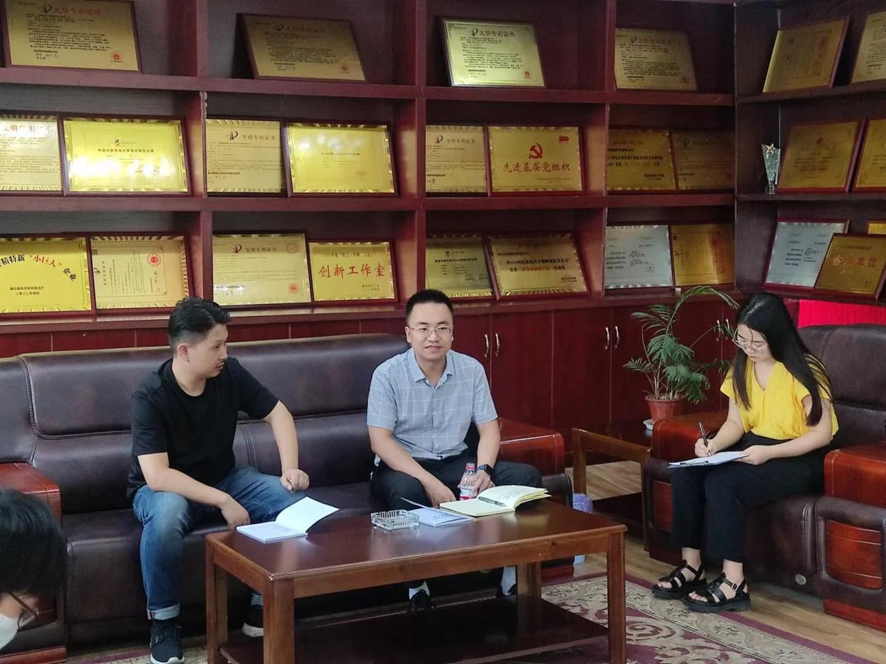 Finance bureau research visit to the company
