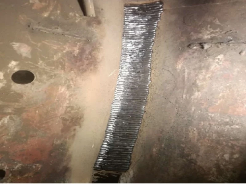 Ball-mill crack restoration at Sichuan Esheng Cement